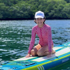 J.Crew Girls Long Sleeve Swimsuit – UPF Sun Protection